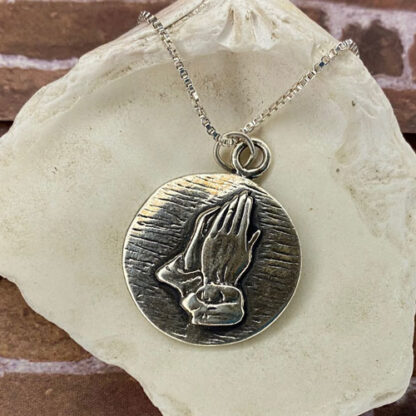 Sterling Silver Serenity Prayer Necklace - Image 2