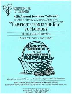 Raffles Basket Donation Flyer