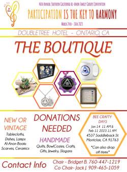 Boutique Donation Flyer